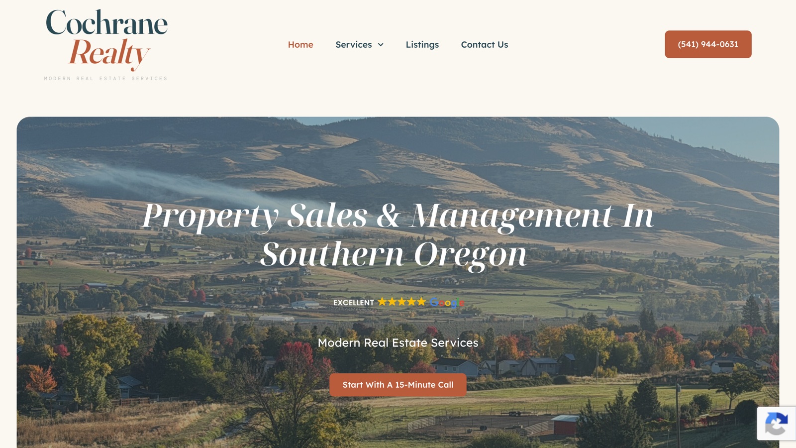 the homepage of wil's own brokerage. he runs his business on the same builds he sells.